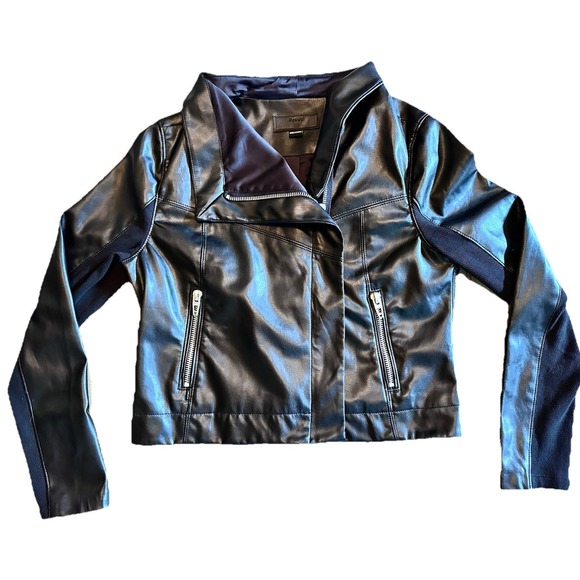 Blank NYC Jackets & Blazers - BLANK NYC Women's Black Moto Faux Leather Jacket Size M NWOT.  ‎       *101